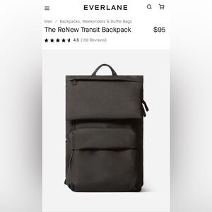 Everlane The ReNew Transit Backpack